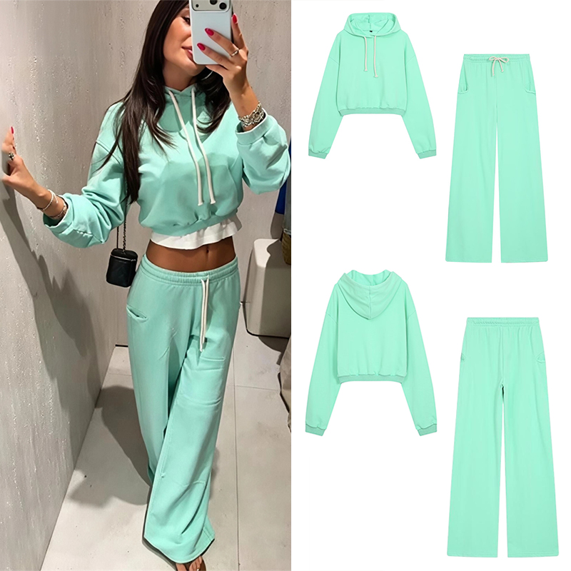 Street Fashion For 2026 - Женский флуоресцентный укороченный свитшот Guobioziy, коллекция