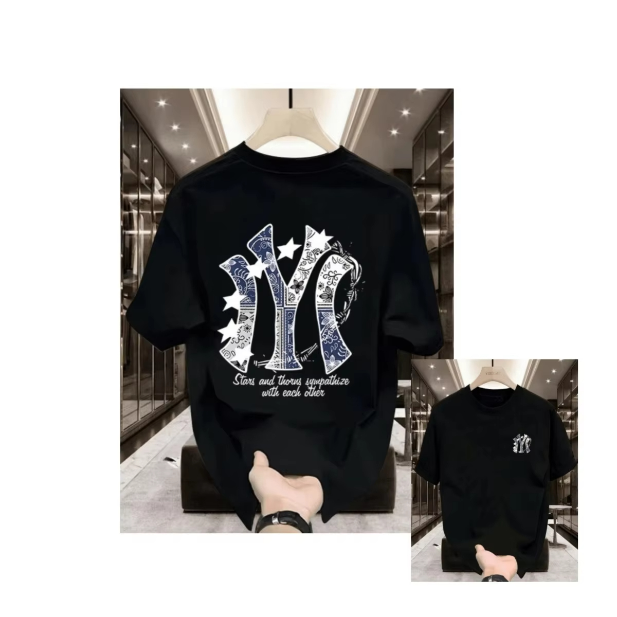 Модная спортивная футболка уни – обзор и цена Street Fashion Brand Logo
