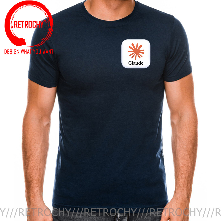 Футболка с логотипом Claude AI – обзор и цена Street Fashion Brand Logo