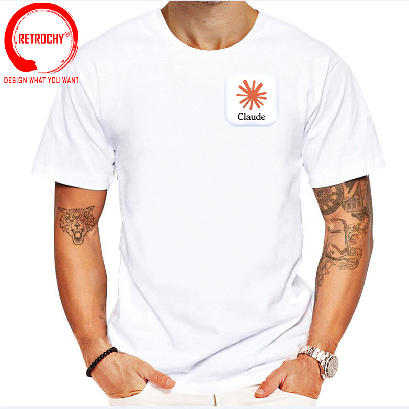 Футболка с логотипом Claude AI – обзор и цена Street Fashion Brand Logo